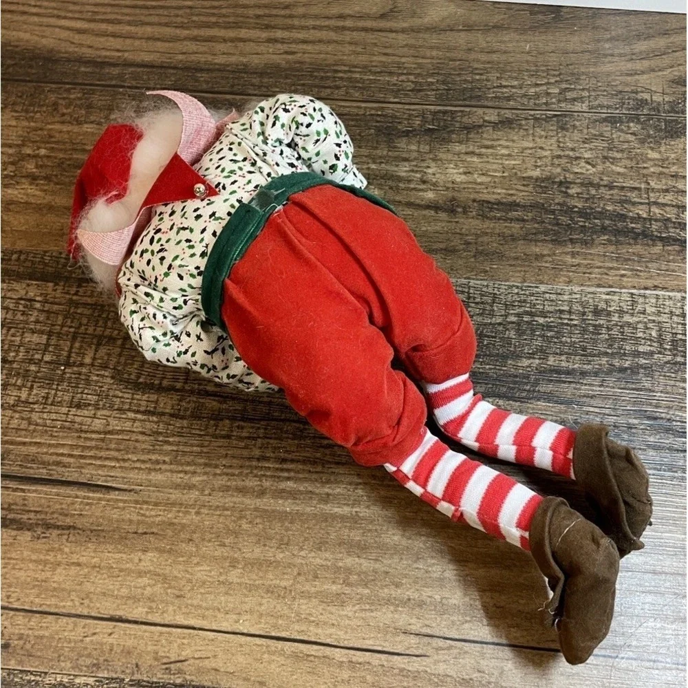 Vintage Elf  W Beard Shelf Sitter Bendable 10